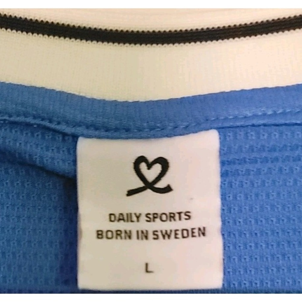 Daily Sports Sweden Tennis Dress Women's Large Blue Golf Athleisure Shorts Set - Picture 2 of 15